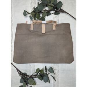 DSW Elite Weekender Faux Suede Bag in Beige